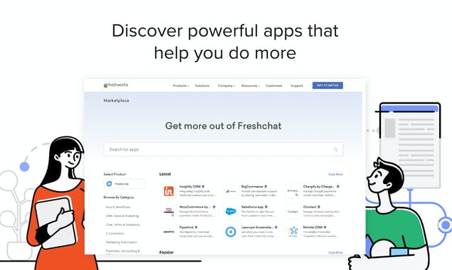 Freshchat marketplace (by Freshworks)