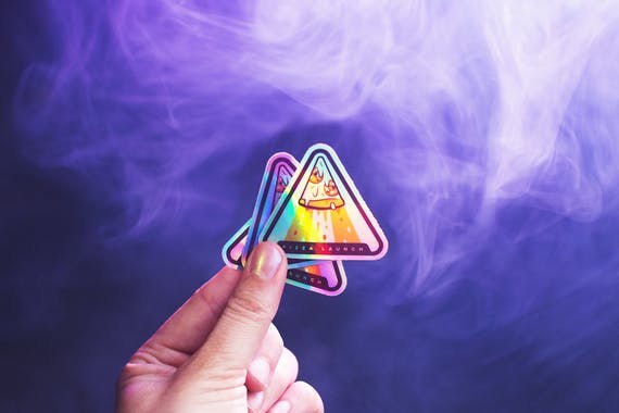 Holographic Stickers by Sticker Mule