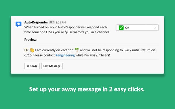 AutoResponder for Slack