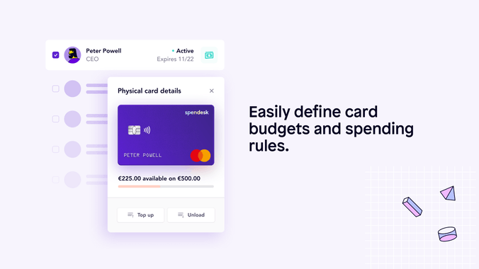 Clever Company Cards by Spendesk