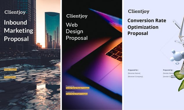 Proposal Templates for Agencies