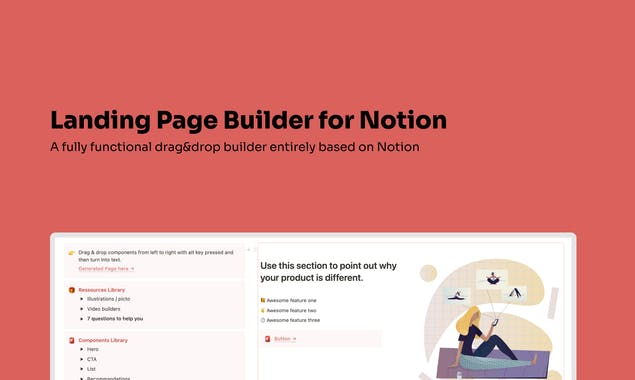 Landing Page Builder for Notion