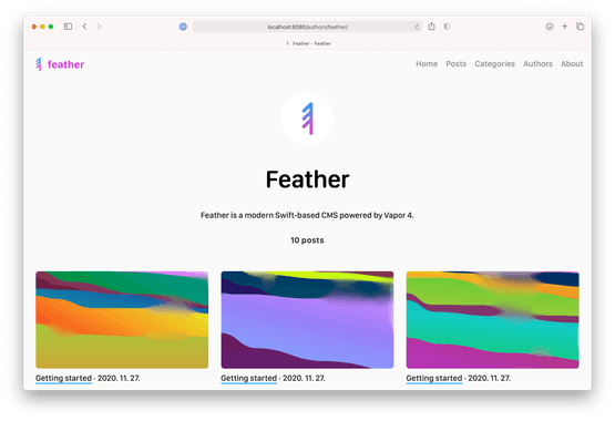 Feather CMS