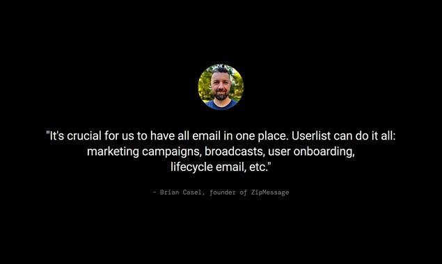 Marketing Email by Userlist