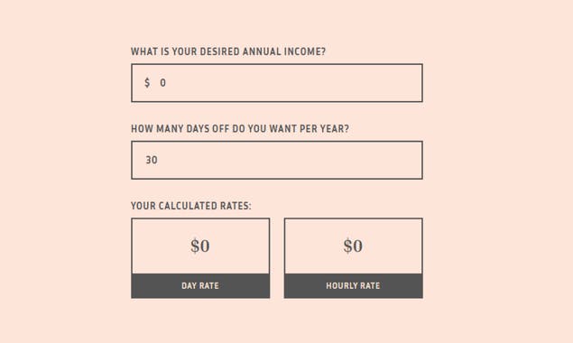 Freelancer Rate Calculator