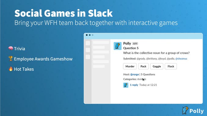 Social Games in Slack