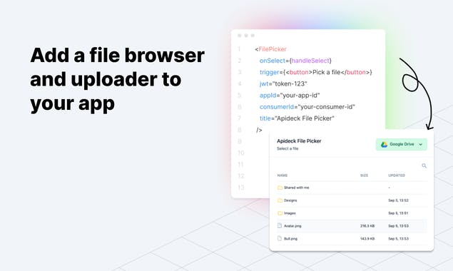 React File Upload by Apideck