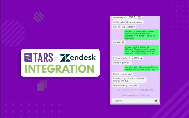 Tars Chatbot ? Zendesk Chat