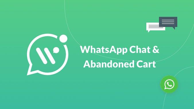 WhatsApp Chat & Abandoned Cart Recovery