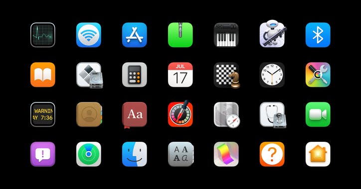 macOS Big Sur icons