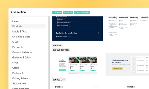 LearnWorlds SiteBuilder