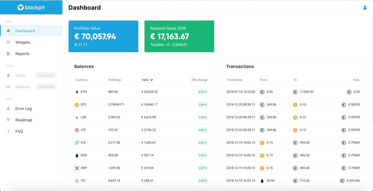 Blockpit 1.0