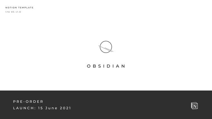 Obsidian Life OS : Notion template