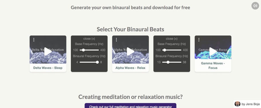 Binaural Beat Generator