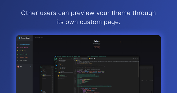 VS Code Theme Studio