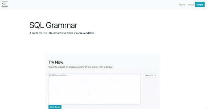 SQL Grammar