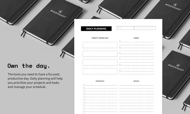 The Moonshot Productivity Planner