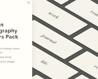 Notion Typography Covers Pack