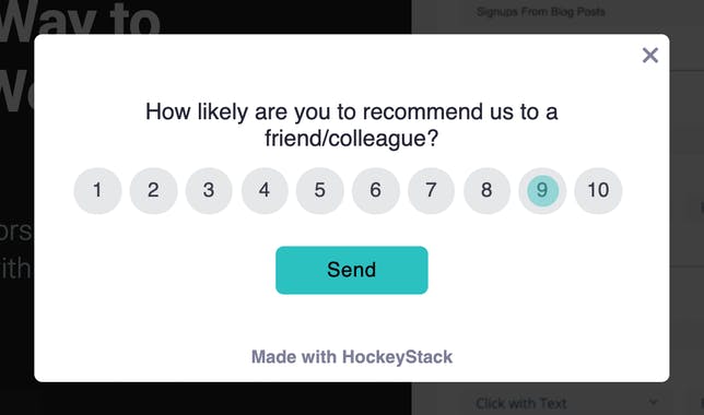 Surveys by HockeyStack