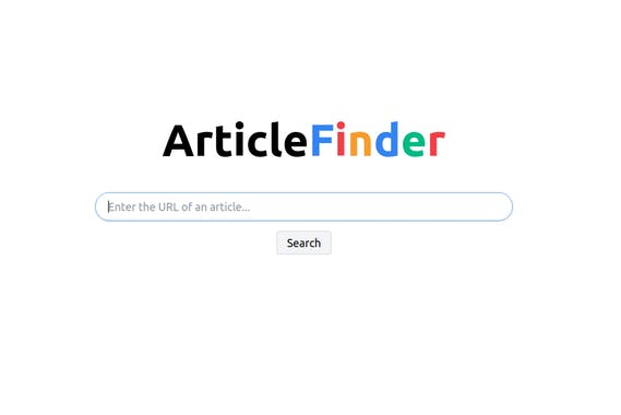 ArticleFinder