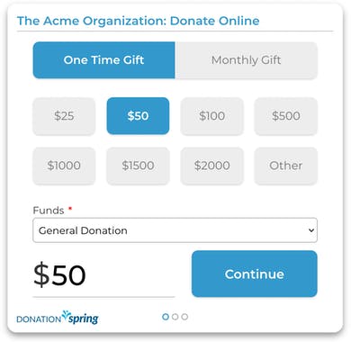 Donation Spring