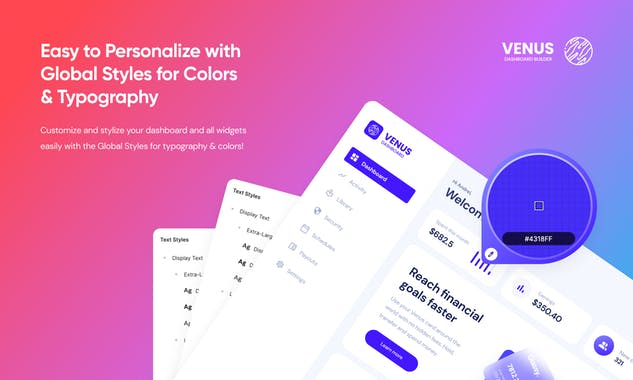 Venus - Dashboard Builder for Figma