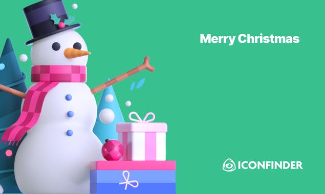 Free Christmas icons in 3D