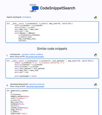 CodeSnippetSearch