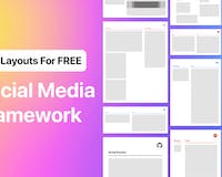 Social Media Framework For Figma