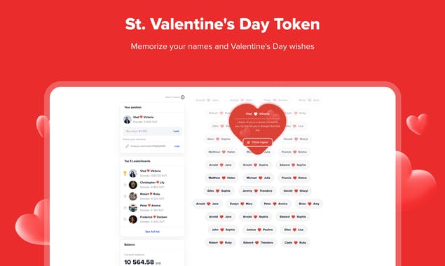 St. Valentine's Day Token