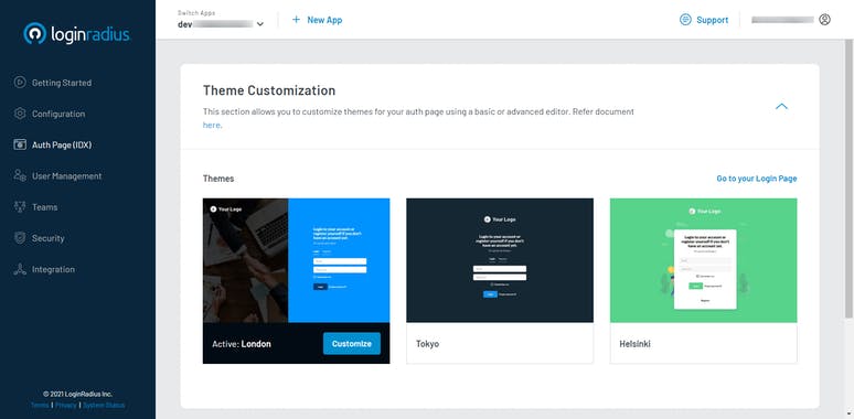 LoginRadius Authentication