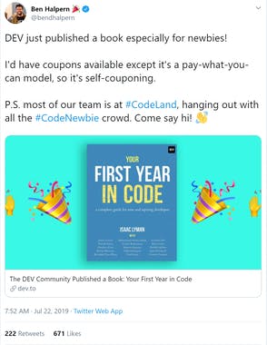 Your First Year in Code