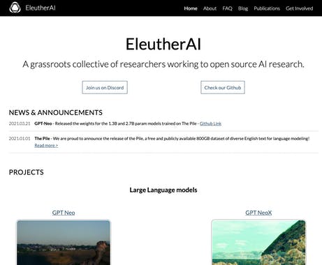 EleutherAI GPT-Neo