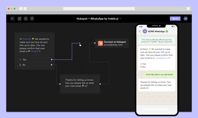 treble.ai + HubSpot