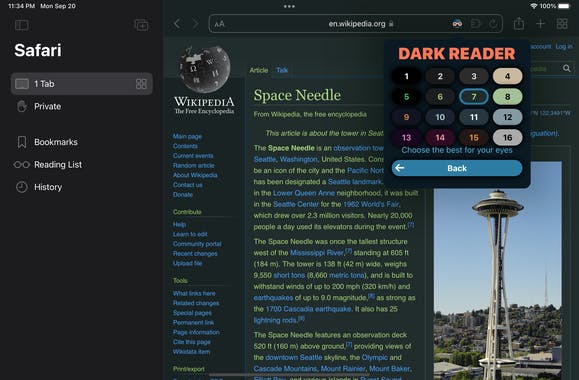 Dark Reader for iOS