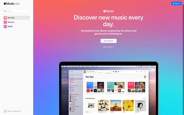 Apple Music Web App