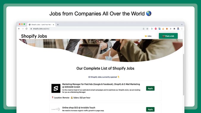 Shopify Jobs