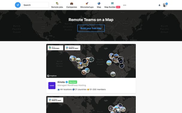 Map Builder for Remote Teams