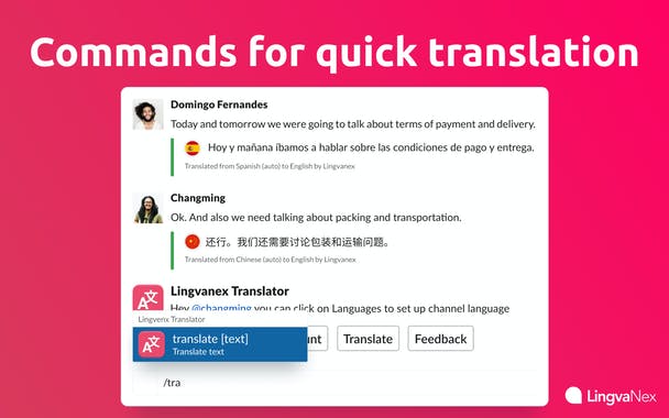 Lingvanex Translator for Slack