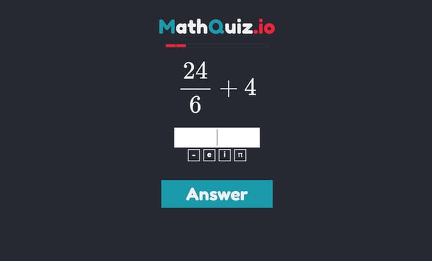 MathQuiz.io