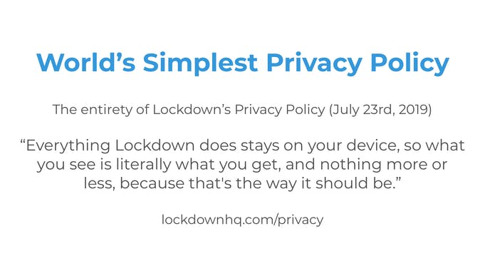 Lockdown Apps