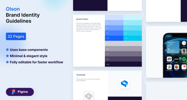 Olson Brand Guide for Figma