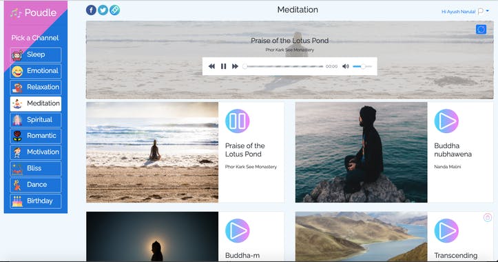 Poudle Mindfulness App