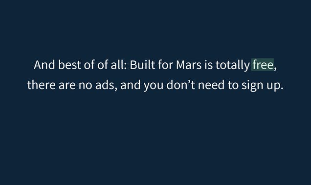 Built for Mars