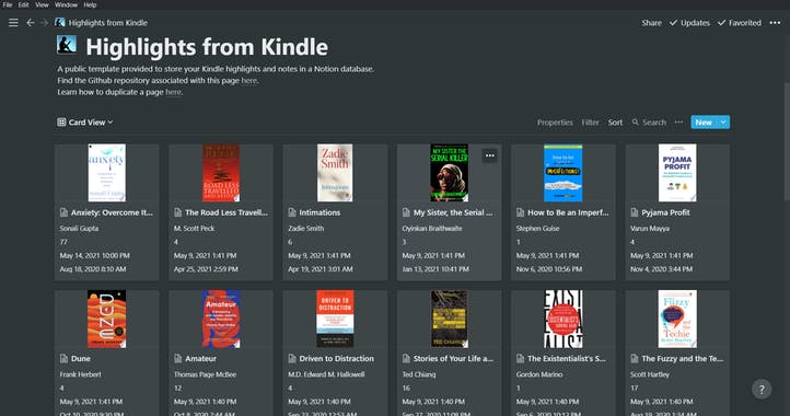 Kindle2Notion