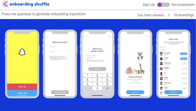 Onboarding Shuffle