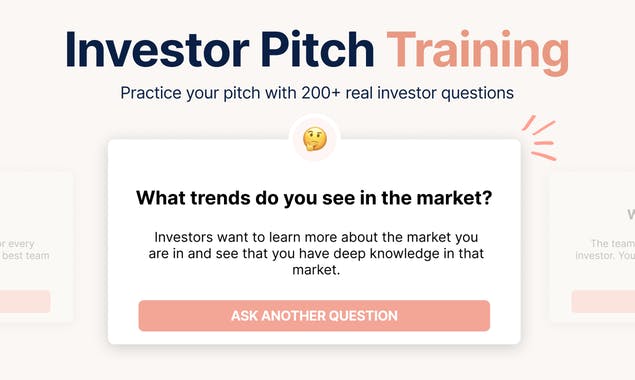 Investor Pitch Training