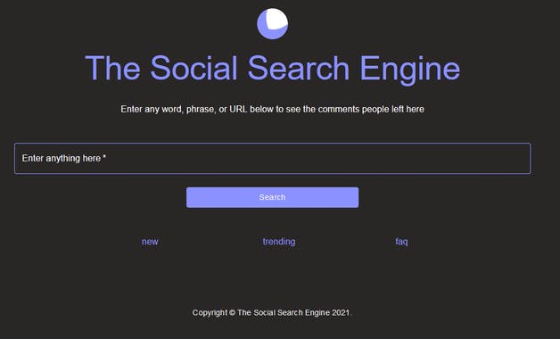 The Social Search Engine