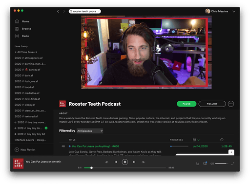 Spotify Video Podcasts