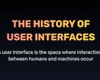 The history of UI